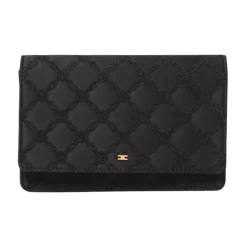 DAMES Elisabetta Franchi Gestreepte Foldover Clutch Tas