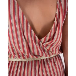 Liu Jo Jumpsuits^Gestreepte Lurex Jumpsuit