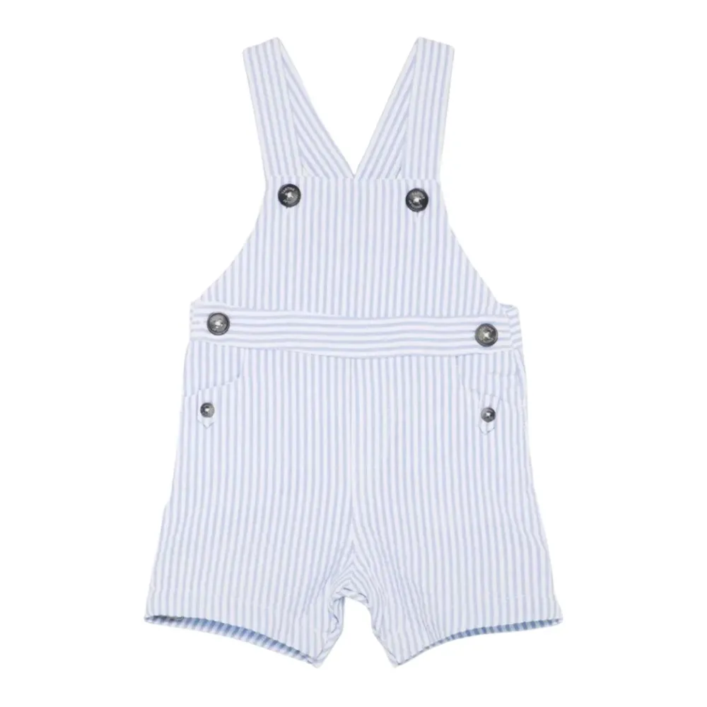 Tartine et Chocolat Gestreepte Overall Shorts voor Baby's