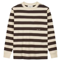 Heren Olaf Hussein Shirts^Gestreepte Rib Crewneck Sweater in