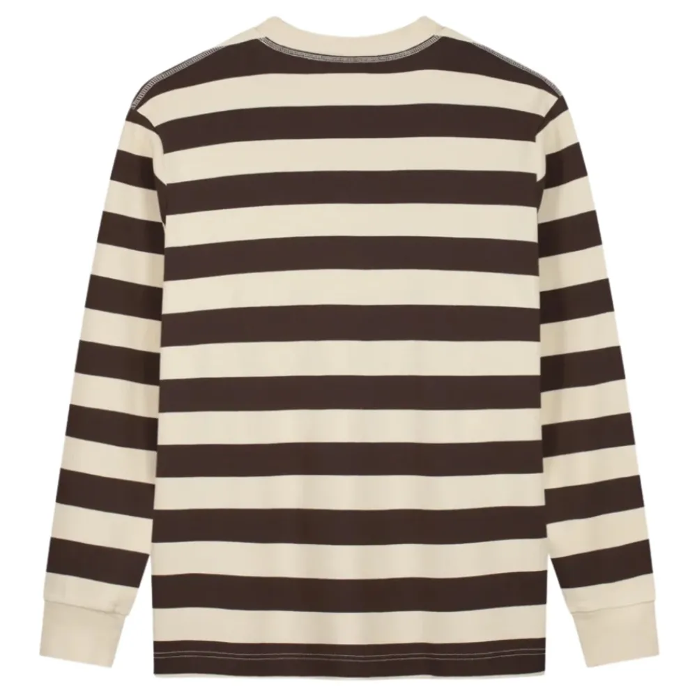 Heren Olaf Hussein Shirts^Gestreepte Rib Crewneck Sweater in