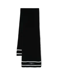 Balmain Gestreepte Wollen Sjaal