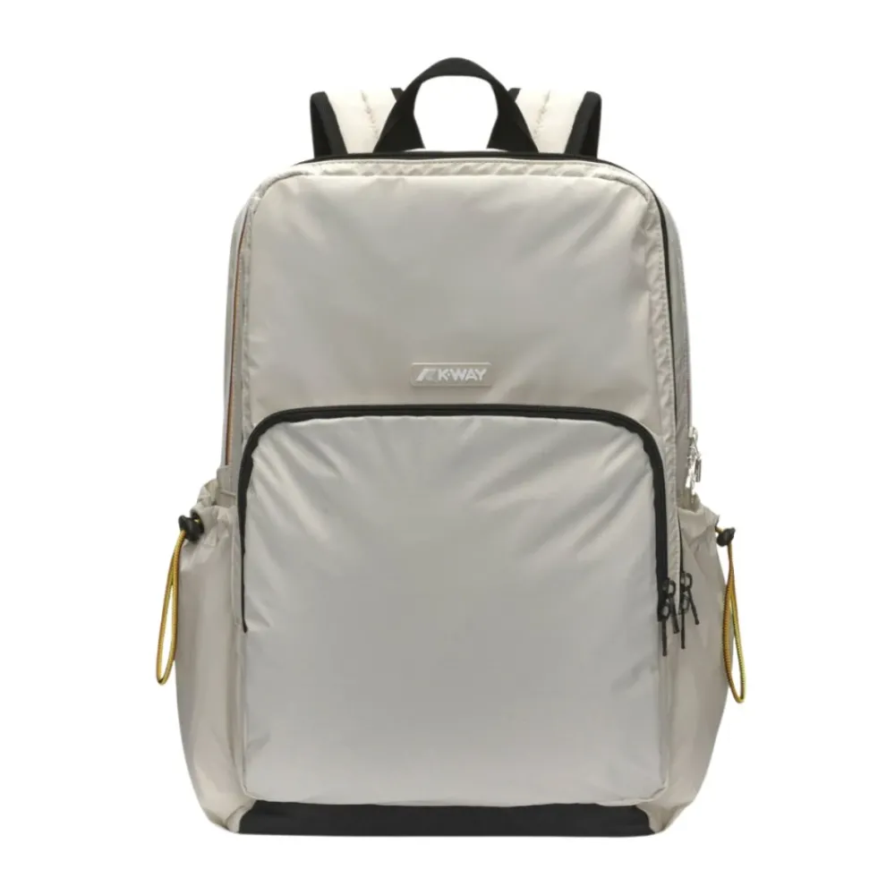 DAMES K-Way Rugzakken^Gestructureerde Beige Rugzak Gizy