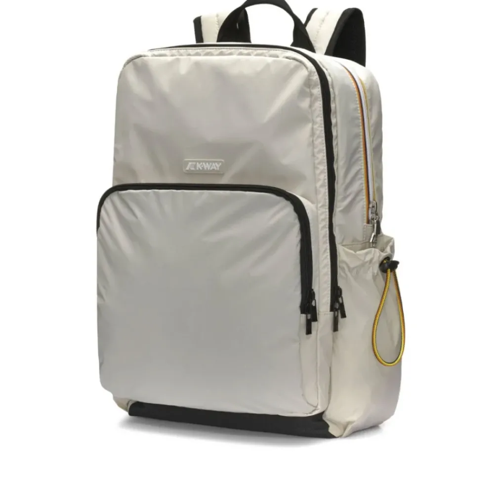 DAMES K-Way Rugzakken^Gestructureerde Beige Rugzak Gizy
