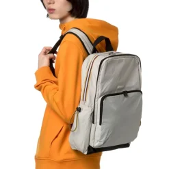 DAMES K-Way Rugzakken^Gestructureerde Beige Rugzak Gizy