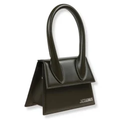 DAMES Jacquemus Heuptassen^Gestructureerde leren handtas met afneembare band