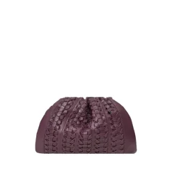 DAMES Sista Paris Gevlochten Bordeaux Schoudertas