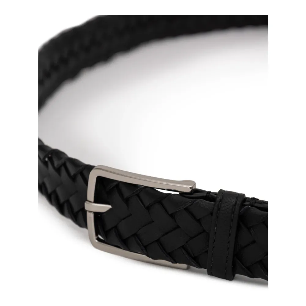 Heren Bottega Veneta Gevlochten Leren Gewatteerde Riem