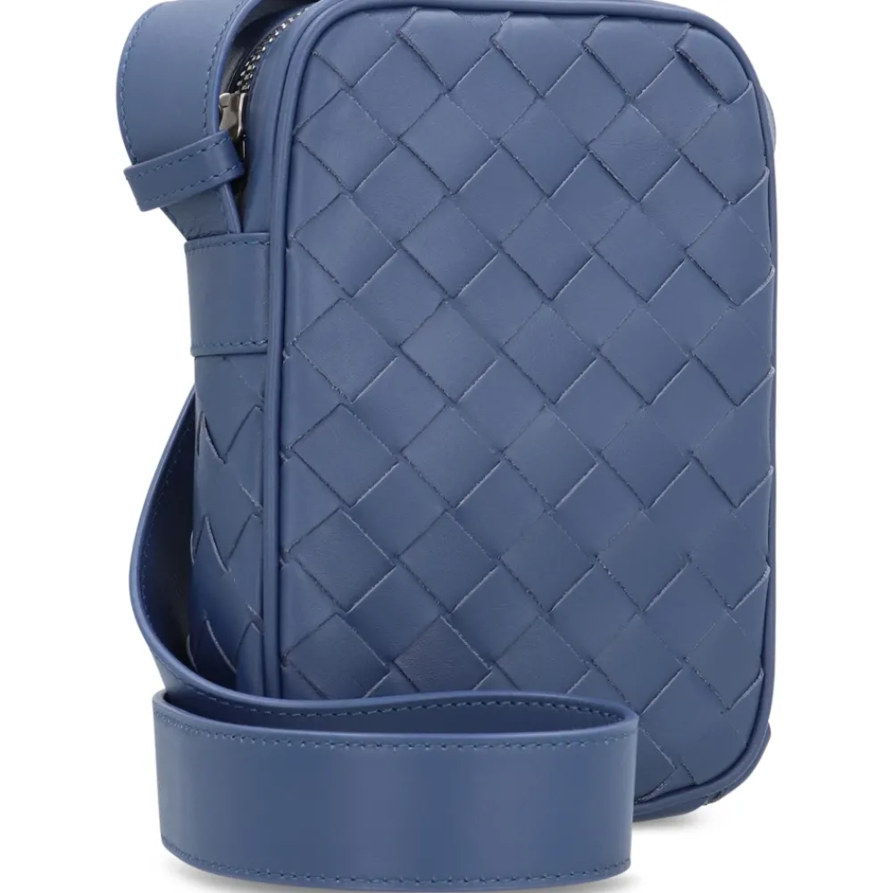 Heren Bottega Veneta Tassen^Gevlochten Telefoonhoesje met Rits