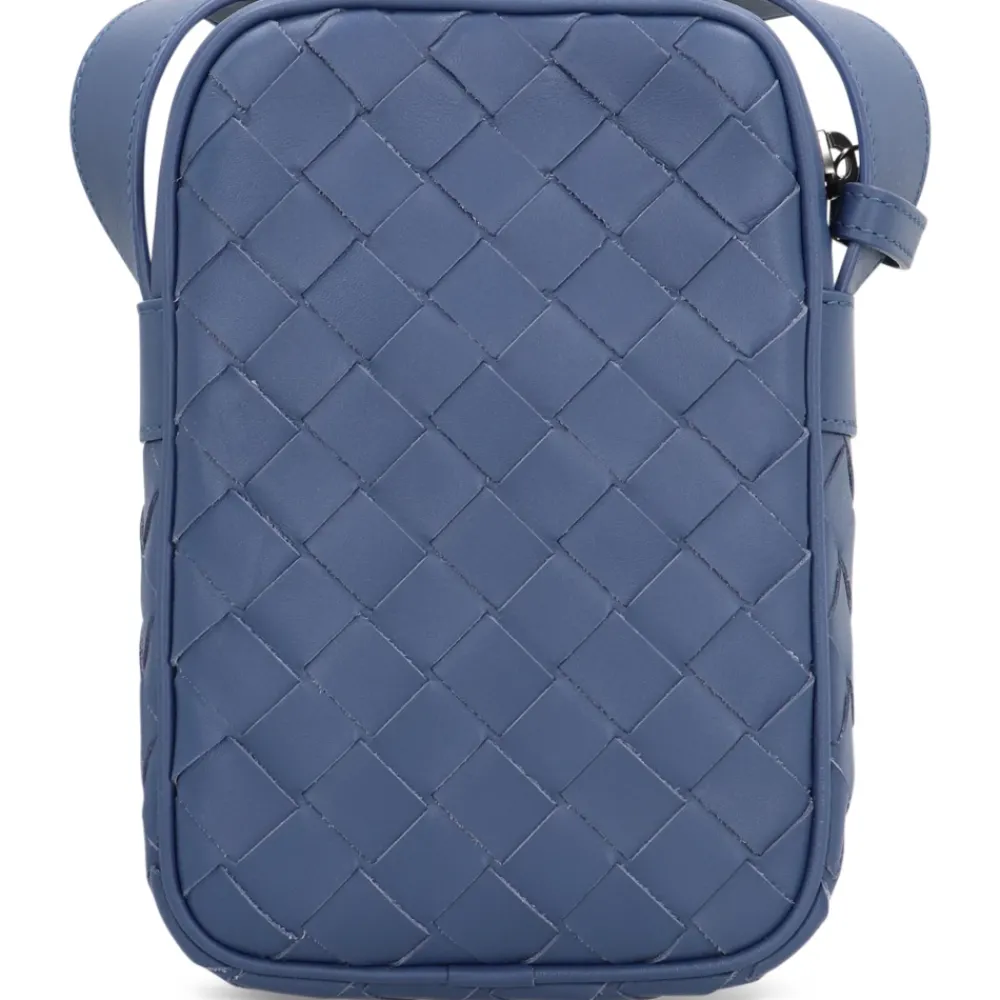 Heren Bottega Veneta Tassen^Gevlochten Telefoonhoesje met Rits