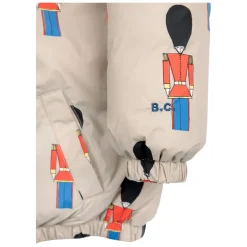 Bobo Choses Gevoerde anorak met tinnen soldatenprint