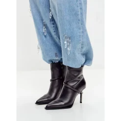 DAMES Cesare Gaspari Enkellaarsjes^Gevormde Wrap Enkellaarzen