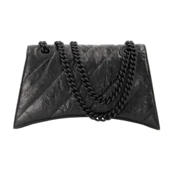 DAMES Balenciaga Schoudertassen^Gewatteerde Crush Chain Hobo Tas