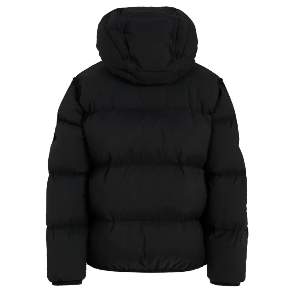 Stone Island Jassen^Gewatteerde donsjas met kompaspatch