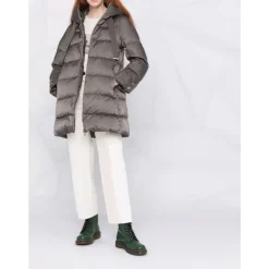 DAMES Herno Jassen^Gewatteerde jas met capuchon voor dames