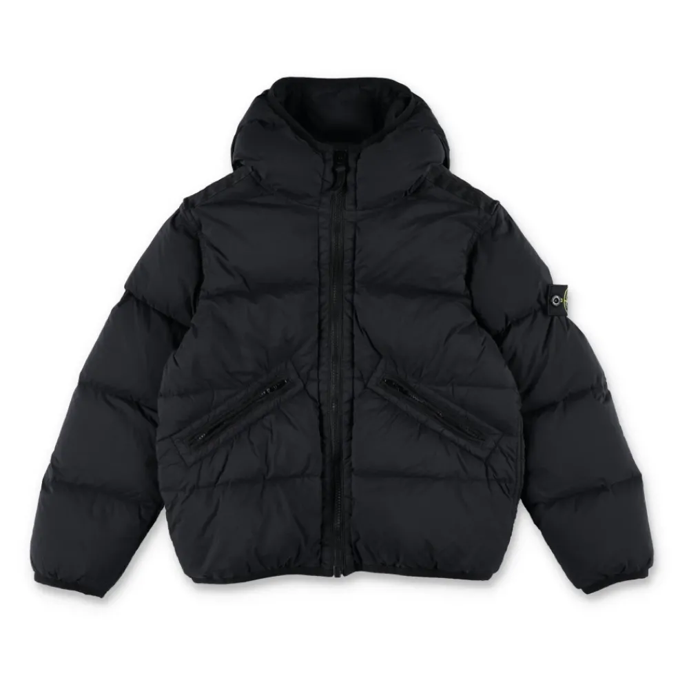 Stone Island Jassen^Gewatteerde jas met elastische boorden