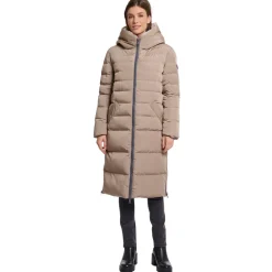 DAMES Rino&Pelle Gewatteerde jas met nepbont