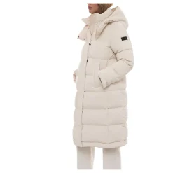 DAMES Peuterey Gewatteerde Lange Jas met Afneembare Capuchon