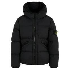 Stone Island Jassen^Gewatteerde e Donsjas met Capuchon