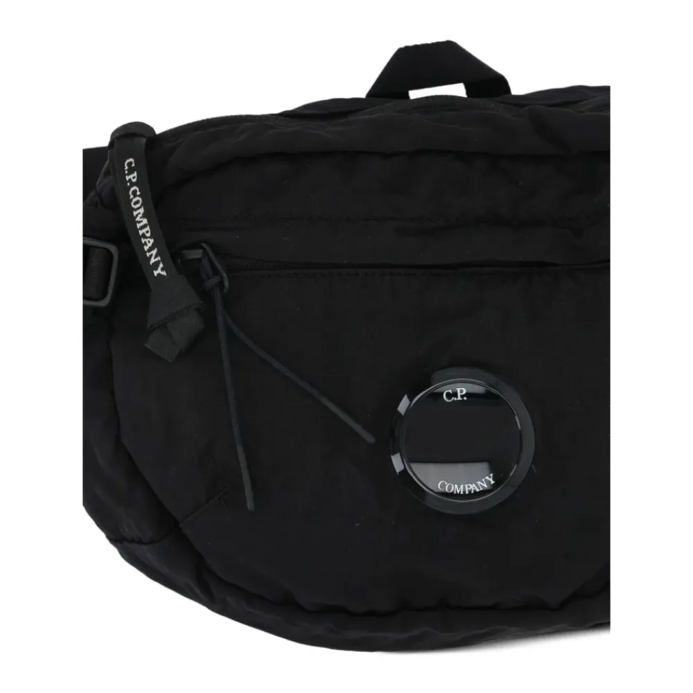 Heren C.P. Company Gewatteerde e Tassen met Lensdetail