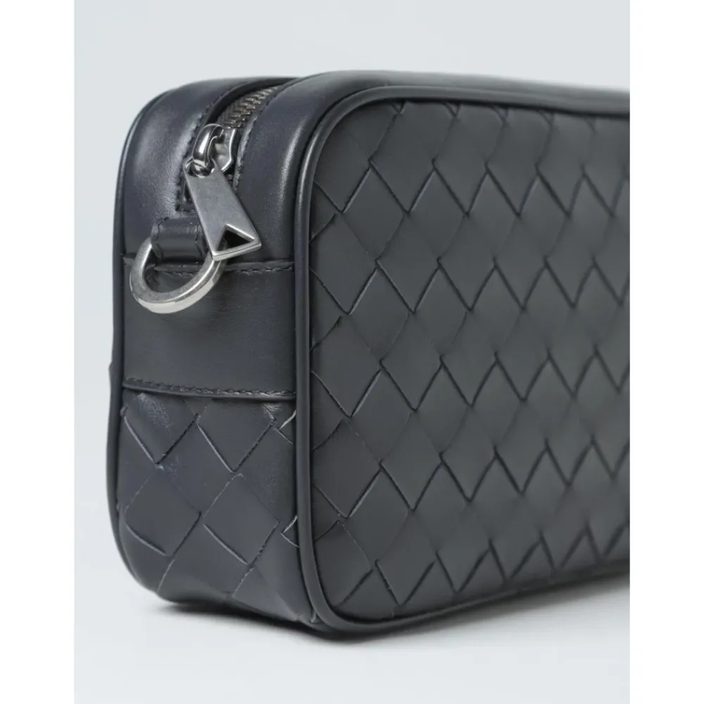 Heren Bottega Veneta Tassen^Geweven leren crossbodytas voor dagelijkse benodigdheden