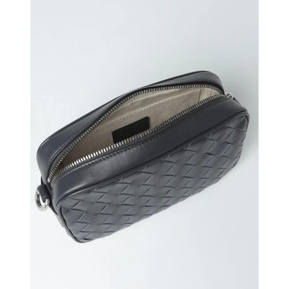 Heren Bottega Veneta Tassen^Geweven leren crossbodytas voor dagelijkse benodigdheden