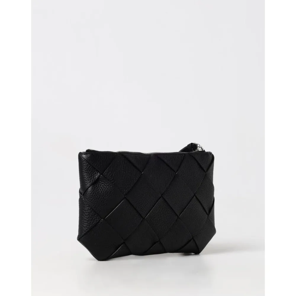 Heren Bottega Veneta Geweven leren etui met ritssluiting en polsband