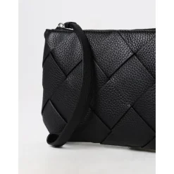 Heren Bottega Veneta Geweven leren etui met ritssluiting en polsband