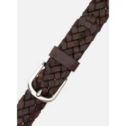 Heren Boggi Milano Riemen^Geweven leren riem