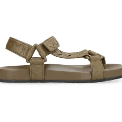 Heren Bottega Veneta Geweven Leren Sandalen