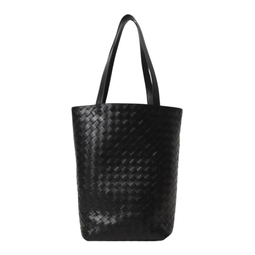 Heren Bottega Veneta Geweven Leren Tote Tas