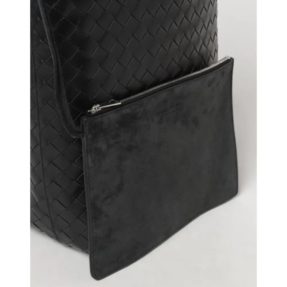 Heren Bottega Veneta Geweven Leren Tote Tas