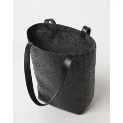 Heren Bottega Veneta Geweven Leren Tote Tas