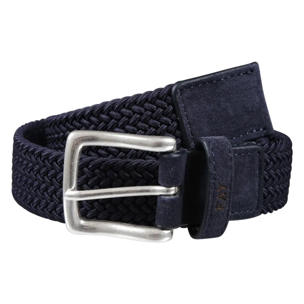 Fay Geweven Stoffen Riem met Logo