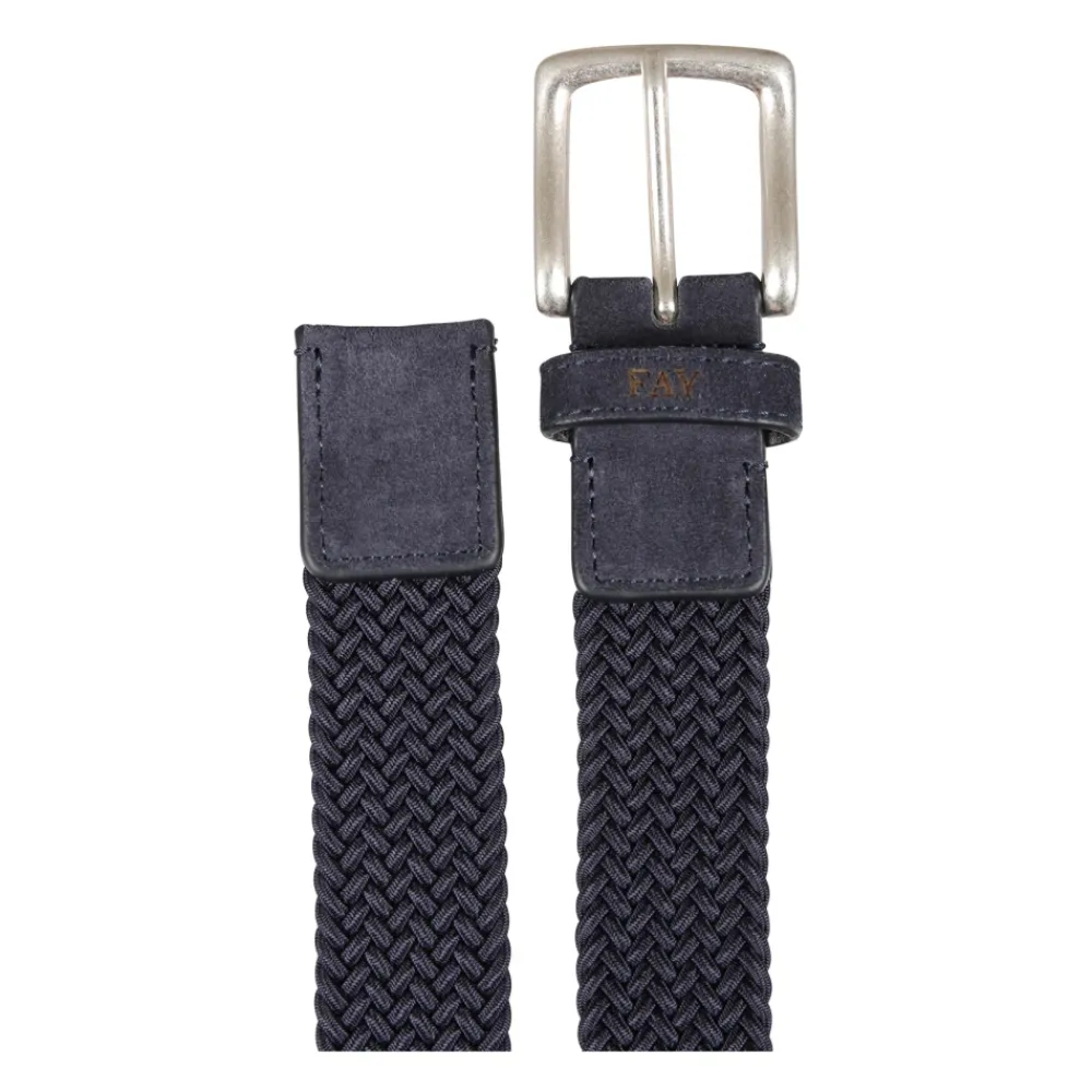 Fay Geweven Stoffen Riem met Logo