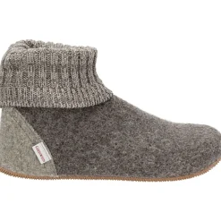 Heren Giesswein Gezellige Gesloten Pantoffels in Taupe