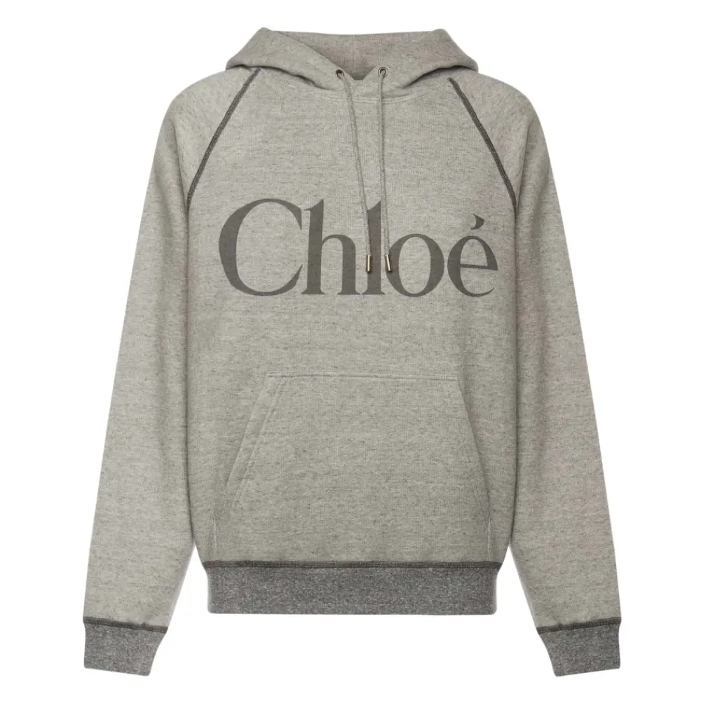 DAMES Chloé Gezellige Hoodie in Vapor Grey