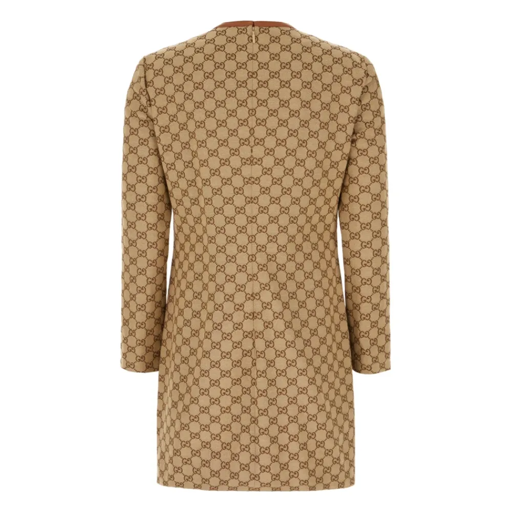 DAMES Gucci Jurken^GG Canvas Jurk met Horsebit