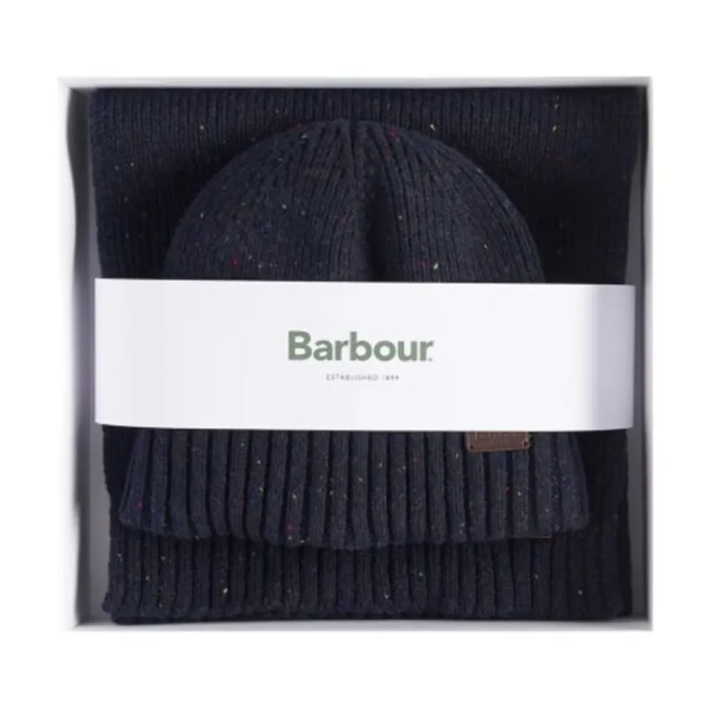 Barbour Gift Set Sjaal en Muts