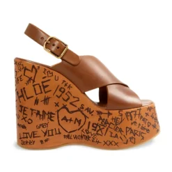 DAMES Chloé Ginger Brown High Heel Sandalen