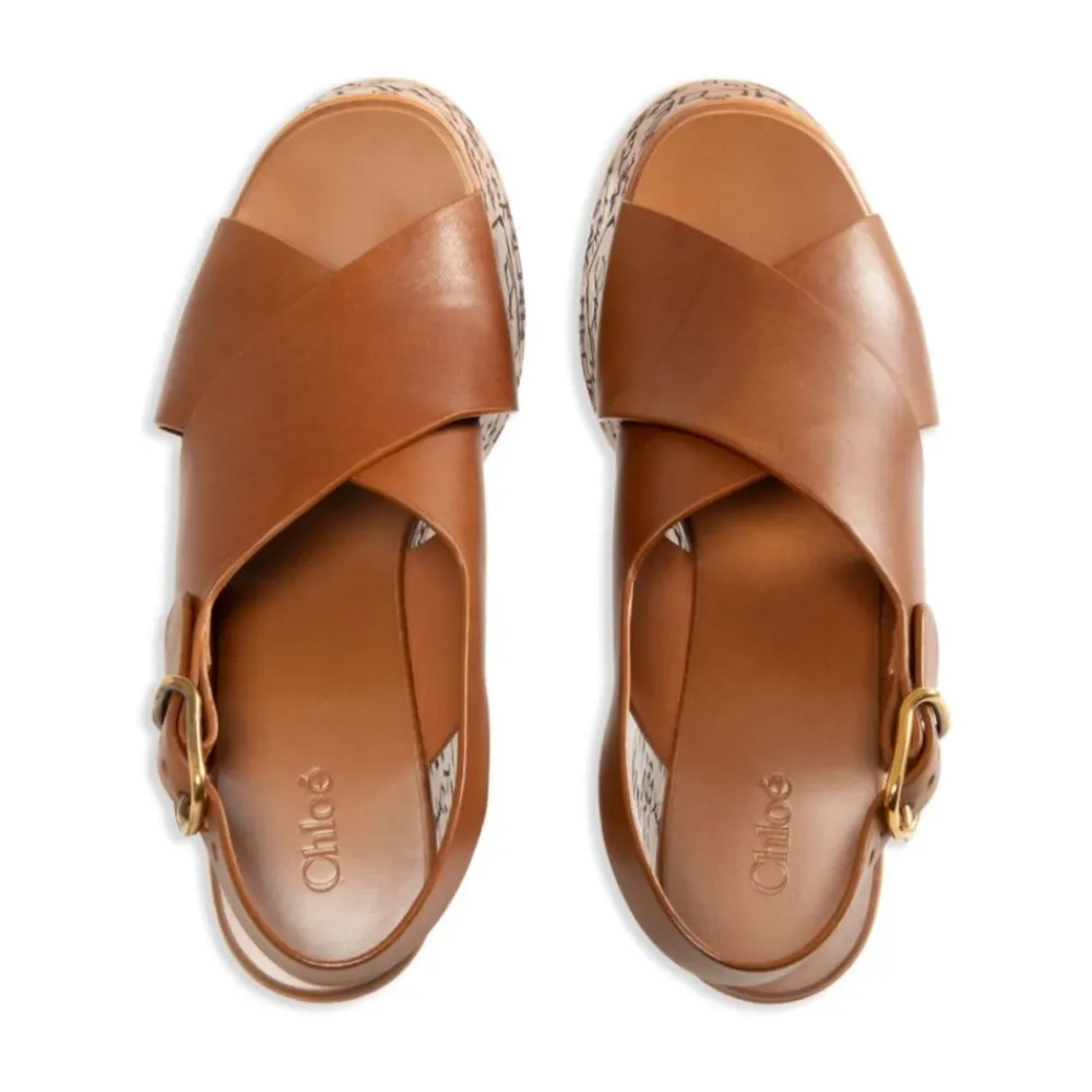 DAMES Chloé Ginger Brown High Heel Sandalen