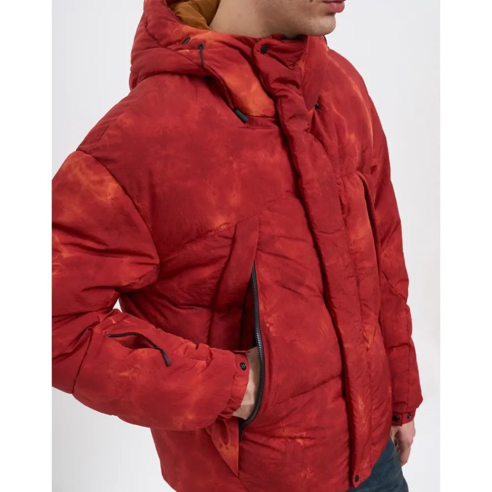 Heren JG1 Jassen^Giubbotto Imbottito con Cappuccio