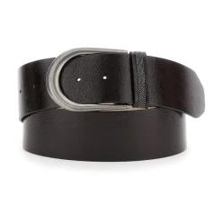 Brunello Cucinelli Riemen En Bretels^Glanzende Kalfsleren Riem