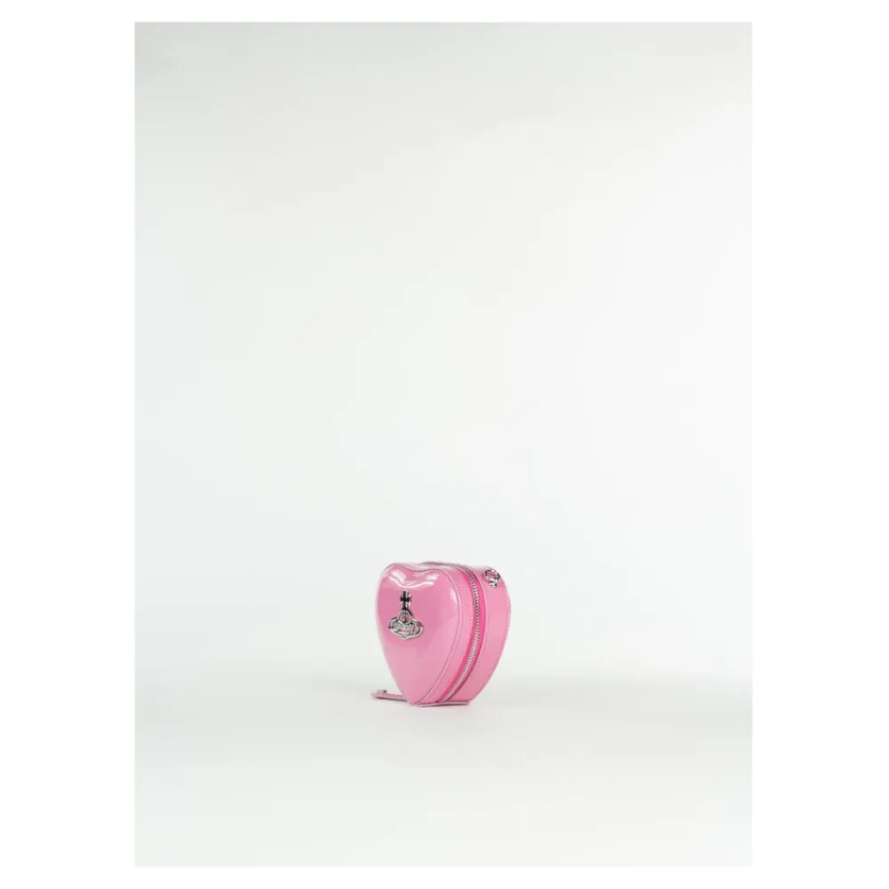 DAMES Vivienne Westwood Heuptassen^Glanzende Mini Heart Handtas