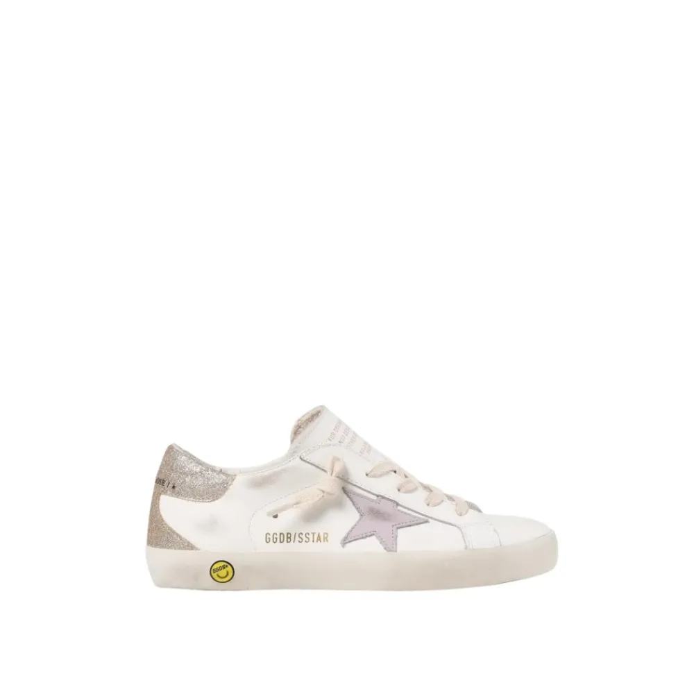 Golden Goose Sneakers^Glitter Heel Kinder Sneakers