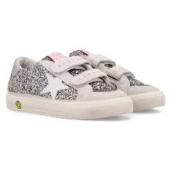Golden Goose Glitter Sneakers met Ster Patch