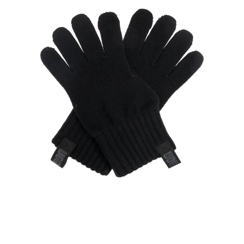 Heren UGG Handschoenen^Gloves With Logo Patch