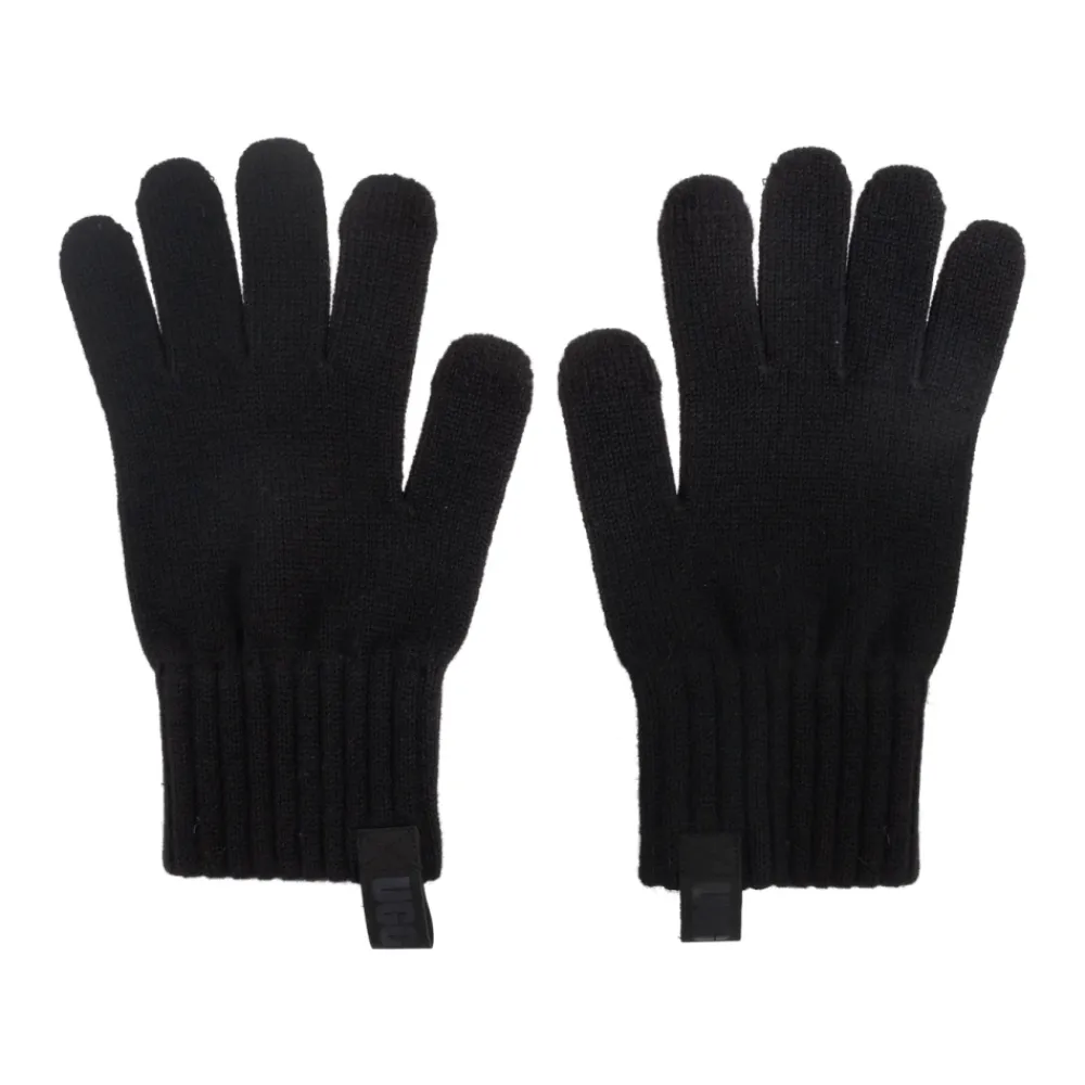 Heren UGG Handschoenen^Gloves With Logo Patch