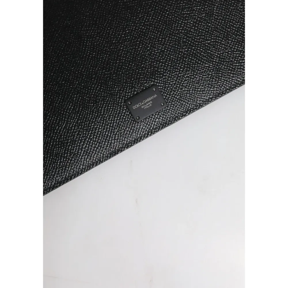 DAMES Dolce & Gabbana Golden Pig Print Logo Pouch Bag