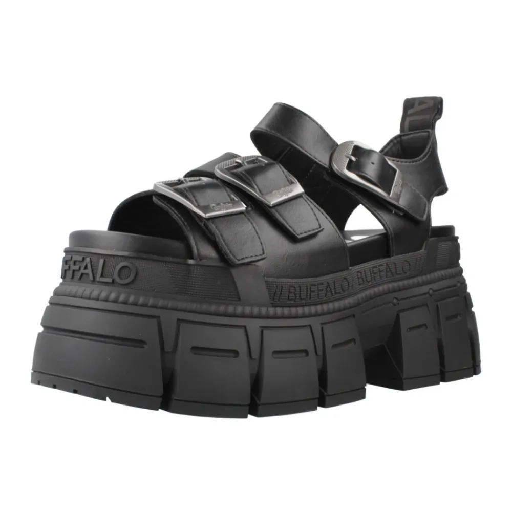 DAMES Buffalo Sleehakken^Gospher Sandal